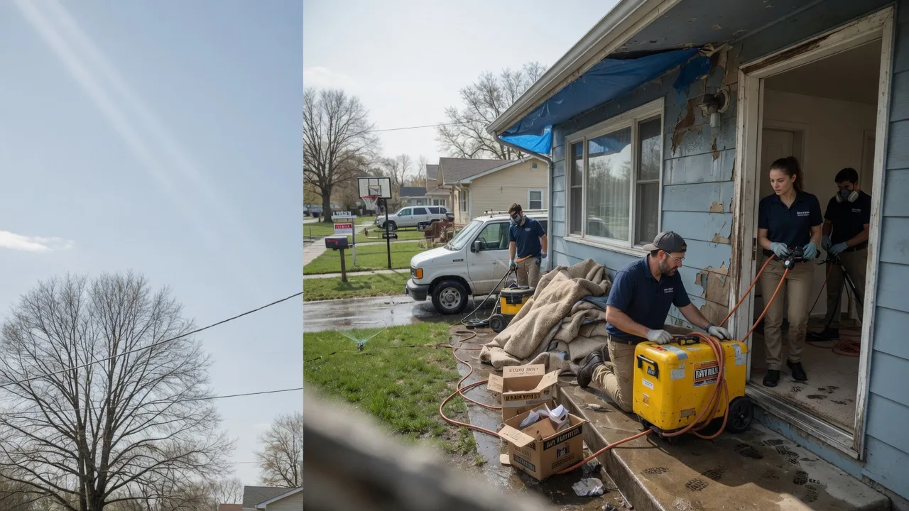 Basement Flood Cleanup in Williamsport, OH near me